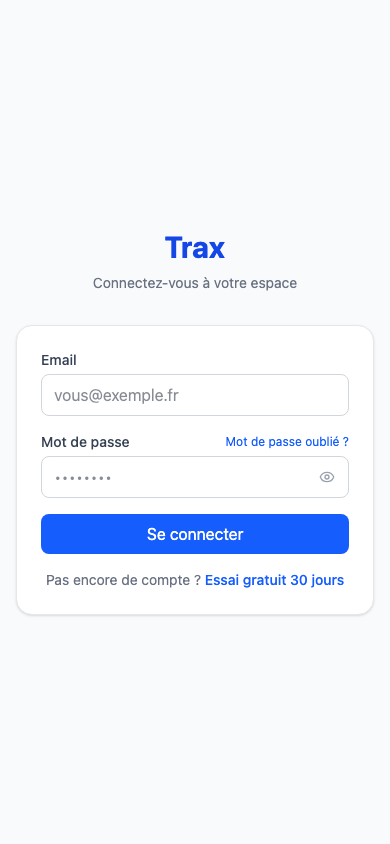 Indicateur de synchronisation dans l'app mobile — vue bureau